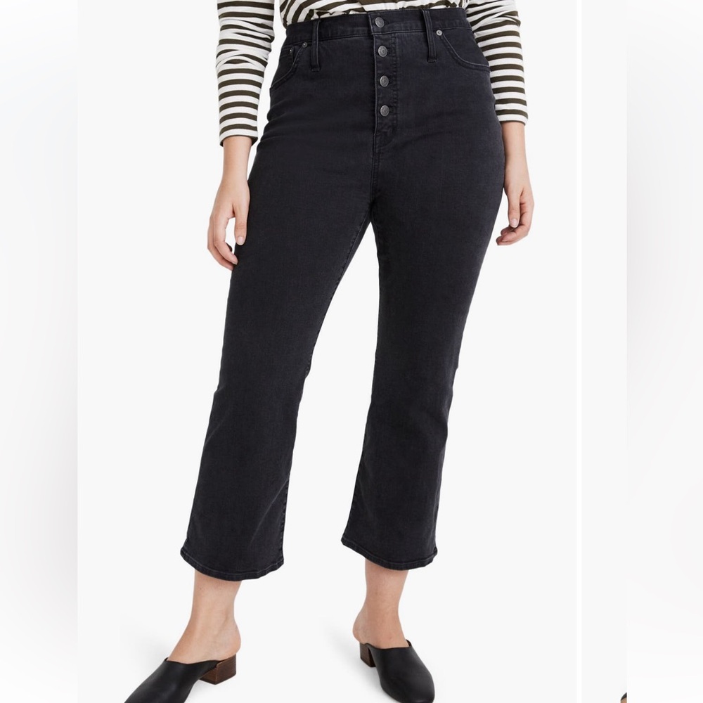 Madewell Cali Demi boot cropped flare jean